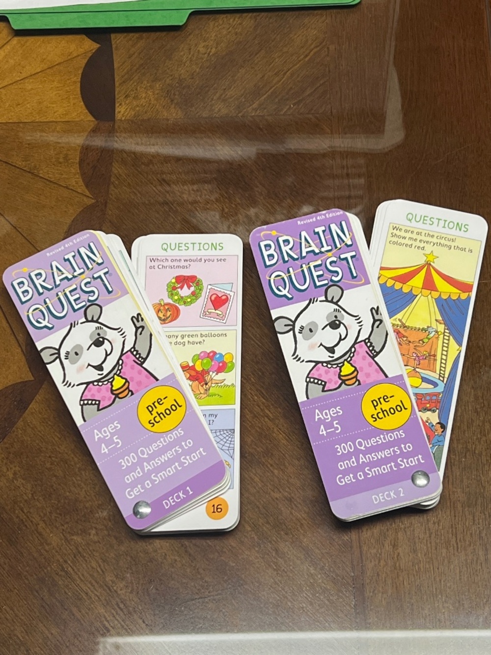 Brain Quest Smart Cards - Preschool (Decks 1 & 2)